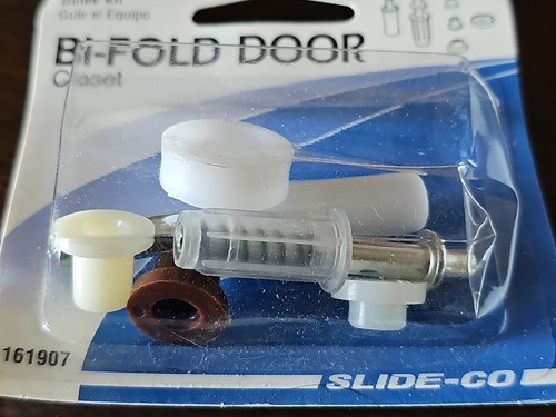 Slide-Co 161907 Bi-Fold Door Guide Kit (1 Pack) White F22 - Picture 4 of 5