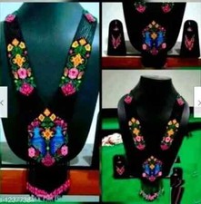 New Handmade Seed Bead Boho American Style Beaded Multi Strand necklace Earrings