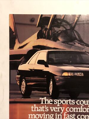 1989 Mazda MX-6 GT Car Sports Coupe PRINT AD Comfortable Fast