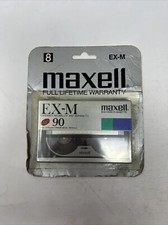 Maxell, EX-M, P6-90EX, 8mm videocassette, 90 min: NEW SEALED UNUSED