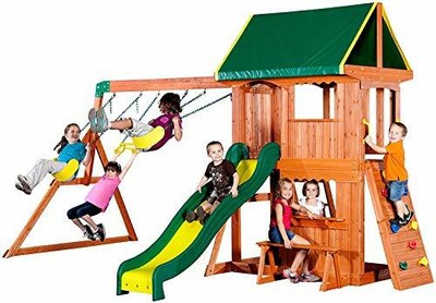 Cedro Playset Swing Set - 65012 Modelo 