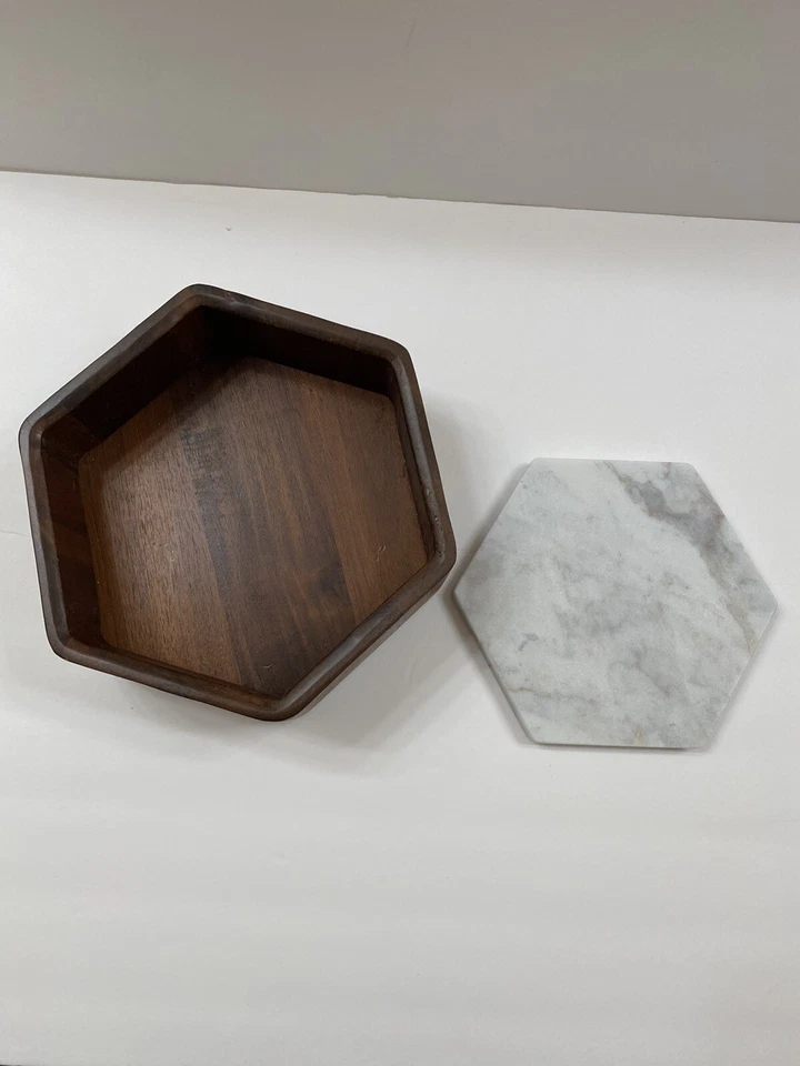 Tigela/pedestal Libbey Urban Story 2 peças madeira e cerâmica flip  - Imagem 4 de 4