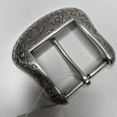 CAVENDERS Silver Tone Belt Buckle 1/2”