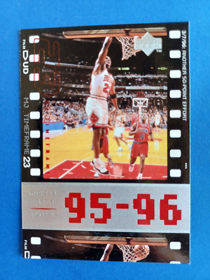 1998-99 UPPER DECK MICHAEL JORDAN MJ TIMEFRAME #98 ANOTHER 50 POINT EFFORT BULLS
