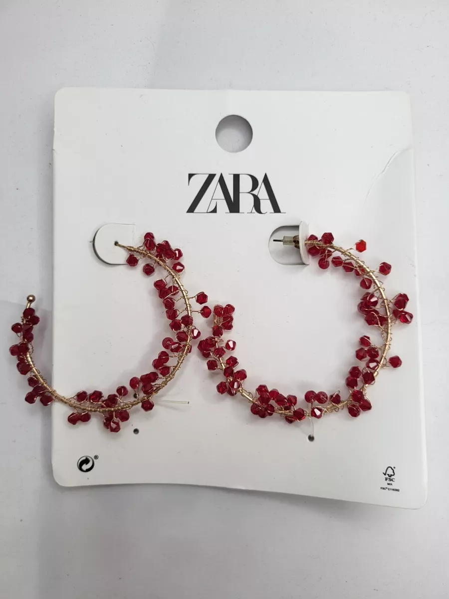 Cherry cheap earrings zara