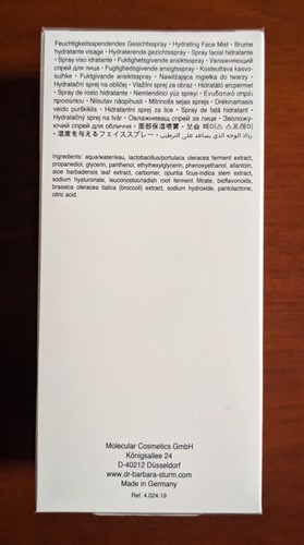 Dr. Barbara Sturm hydrating face mist spray, 1.69 fl oz - 第 2/3 張圖片