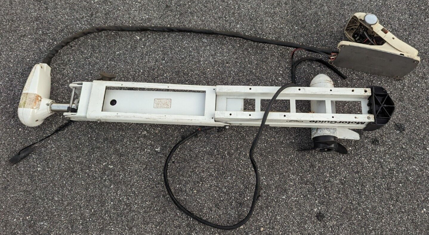 Guide Foot-controlled Bow Mount Trolling Motor As Is Parts /