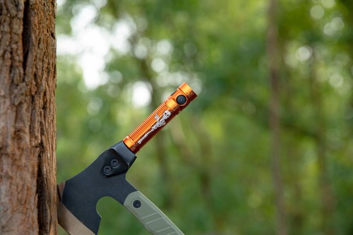 Olight Baton 3 Pro Orange Skeleton Rechargeable Flashlight, 1500 L, Cool White - Picture 21 of 24