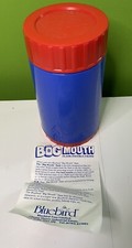 Vintage Big Mouth Drink / Food Flask Bluebird Toys 1981. Blue Red. Unused New