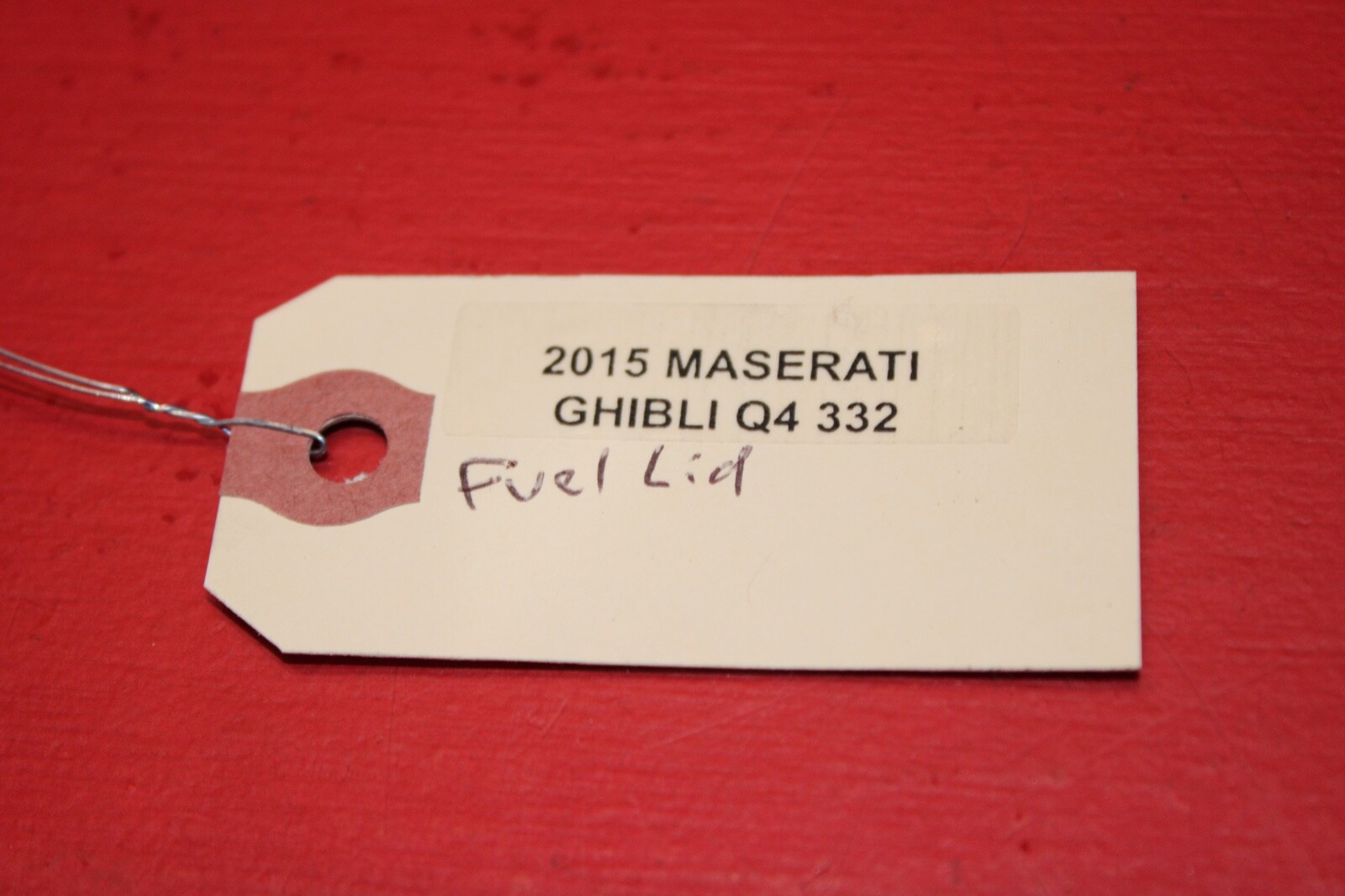2014-2019 MASERATI GHIBLI M157 Q4 OEM FUEL GAS FILLER ACCESS DOOR COVER LID CAP