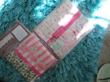 nip kenneth brown ladybug paisley diaper stacker  window valance