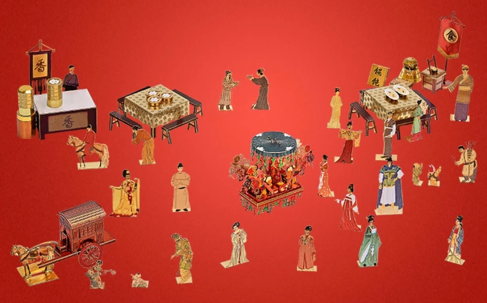 Rompecabezas de metal 3D Piececool Datang Street Scene, NUEVO (Se envía desde dentro de los EE. UU.) Foto 4 de 4