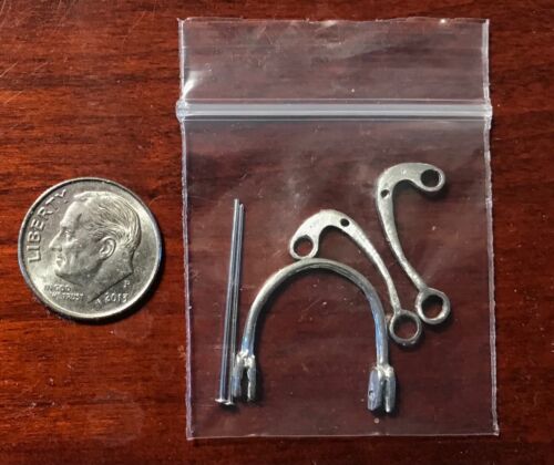 RDLC Traditional 1:9 Cast Metal MECHANICAL HACKAMORE 'BIT' Style #1 UNASSEMBLED - Picture 3 of 3