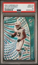 86484426 2021 Chronicles Revolution Jaylen Waddle RC Rookie PSA 10