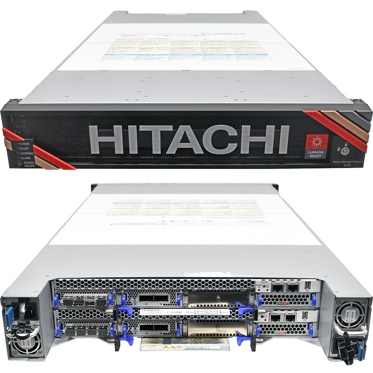 Hitachi Storage E590 4xBronze 3204 CPU 768GB RAM PC4 24xSFF 2,5 2x