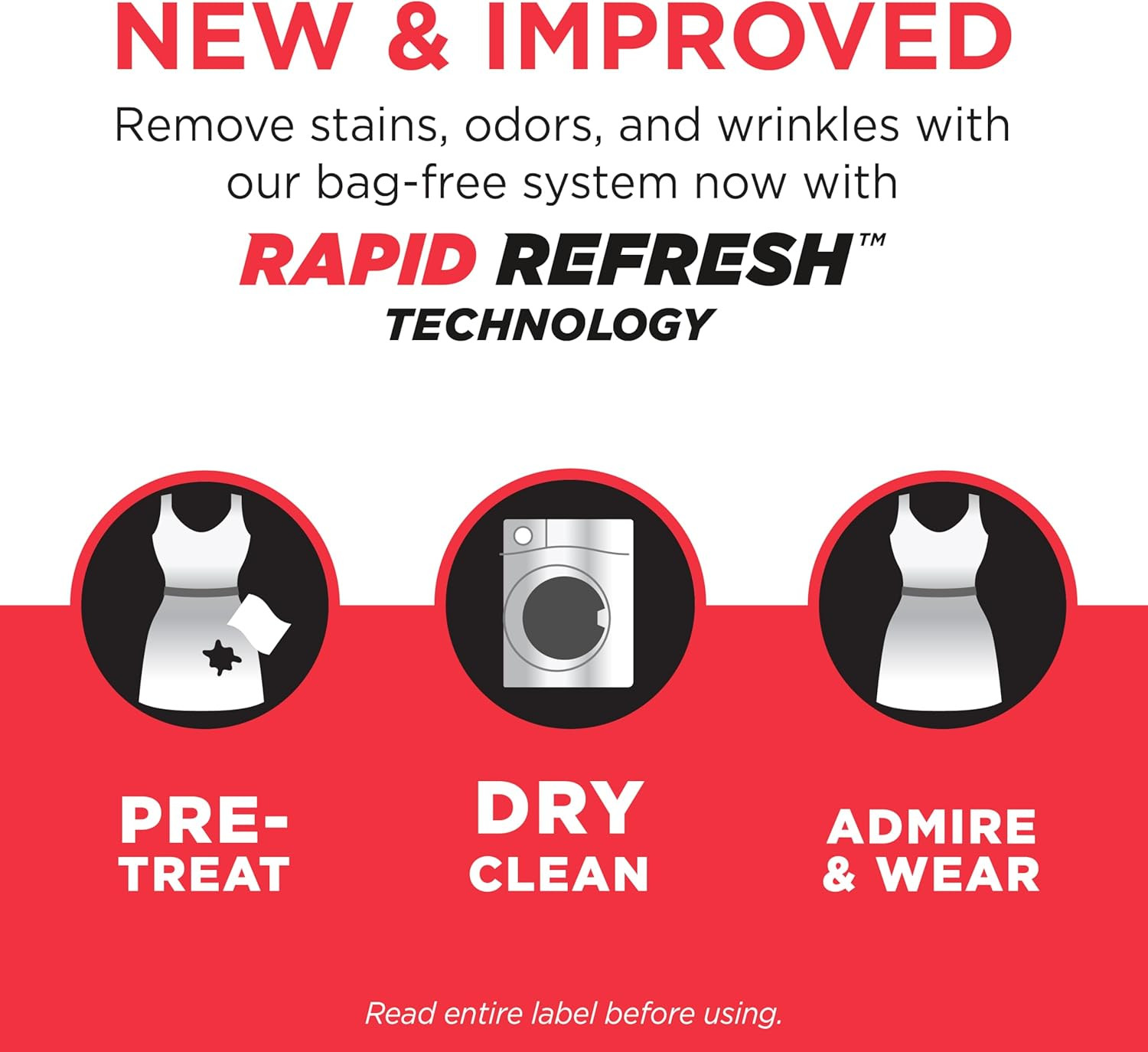 At-Home Dry Cleaner Refill, New and Improved, Gentle Laundry Care for Special F