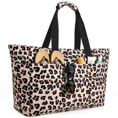 Extra Large Beach Bag, Waterproof Beach Totes Bags with Zipper, Pool Bag with...