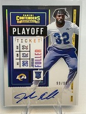 2020 Contenders Jordan Fuller Playoff Ticket /99  LA Rams Last Of Print