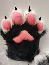 Cosplay Paw Gloves Furry Fursuit Cat Wolf Dog...