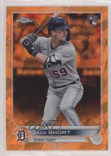 2022 Topps Chrome Sapphire Edition Orange 3/25 Zack Short #148 0tk7