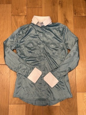 Gianfranco Ferré Korean Air Uniform Shirt Size 2 Stewardess Cabin Crew