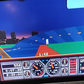 Retro racing game! Sega Saturn software &ldquo;Race Drivin&rdquo;