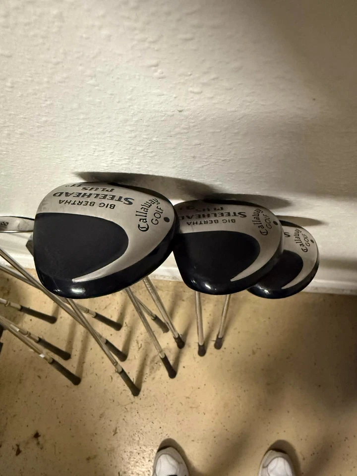 Palos de golf Callaway Steelhead Big Bertha X-12 Pro. 4-9, P, S, Driver, 3W, 5W Foto 3 de 4