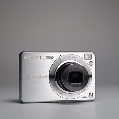 Sony Cyber-shot DSC-W130 Digitalkamera Kompakt Silber, USB + SD