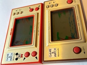 NINTENDO GAME AND & WATCH Mickey Mouse & Parachute Set of 2 Games