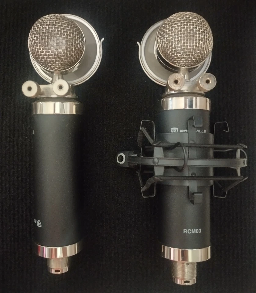 Rockville RCM03 Pro Studio Recording Condenser Microphone Set Of 2 - Image 2 of 4