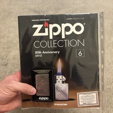 Zippo Collection 2012 80th Anniversary Lighter - New Boxed + Magazine No 6