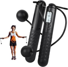 Skipping Rope with Counter, Cordless Jump Rope Smart Skipping Rope,Adjustable Di