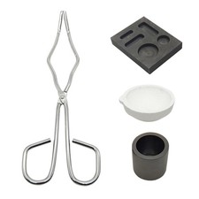 4x Graphite Ingot Crucible Mold Set Torch Melting Tool Kit For Gold & Silver HOT