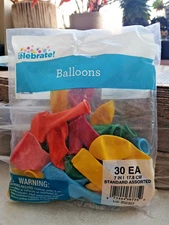 Way To Celebrate Balloons 30 7 IN Standard Assorted