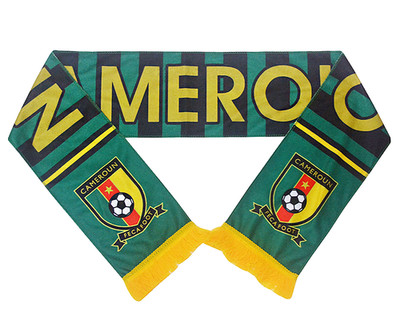 Cameroon National Team Soccer Scarf - Indomitable Lions Football Polar Fleece