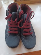 Remonte Women's Lace-Up Ankle Boots Blue Suede UK 5 Casual Comfort Shoes