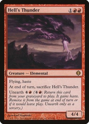 Hell's Thunder 103 Rare Shards of Alara MTG Near Mint