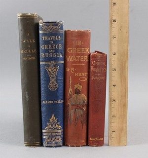 Antique 19thC Books on Greece Greek History Grecian War Ottoman Rule Athens