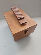 Vintage Shoe Care Kit Wooden Box