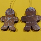 Lot of 20 vintage Wooden Christmas Hanging Ornaments — photo 9
