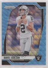 2024 Panini Prizm Blue Wave Prizm 209/230 Daniel Carlson #153 15j7