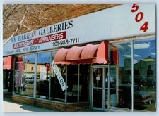 1960 Asbury Park New Jersey Postcard WM. Barron Auctioneers Galleries Main St.