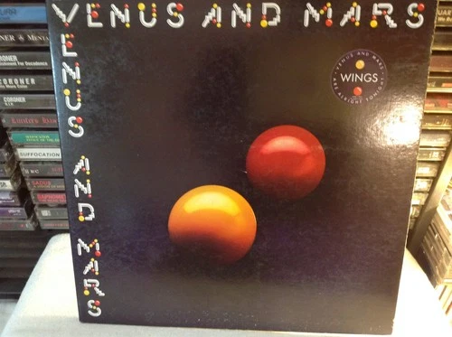 WINGS PAUL MCCARTNEY VENUS & MARS POP ROCK VINYL '75 CAPITOL OG POSTERS BEATLES