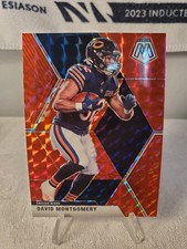 2020 David Montgomery RED FUSION MOSAIC SSP Choice Mosaic #41🔥🔥🔥