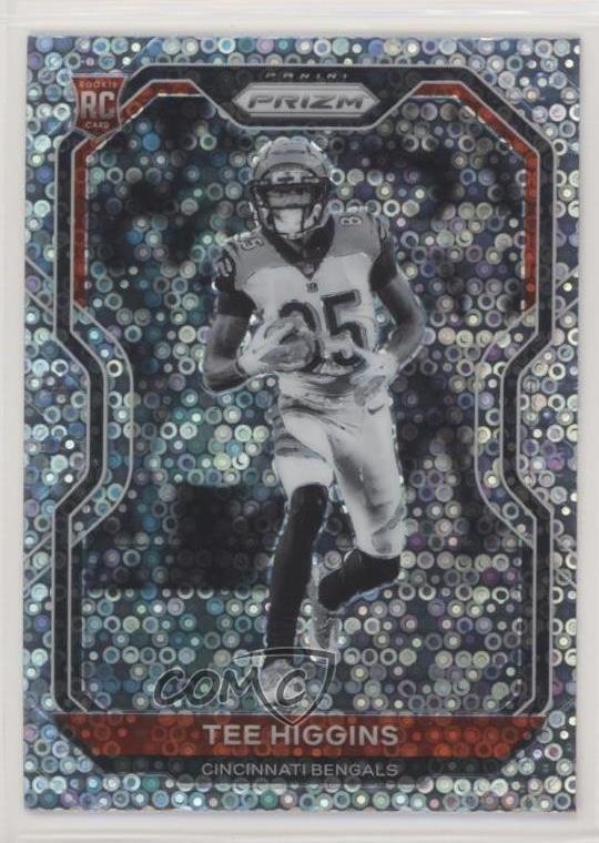 2020 Panini Prizm Rookie Variation No Huddle SP (Negative) Tee Higgins #308 2b5
