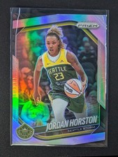 2025 Panini WNBA Prizm JORDAN HORSTON Silver Holo Prizm #37 Seattle Storm