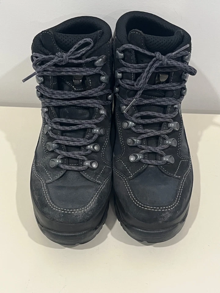 Lowa Mujer Oberalp Senderismo Botas de Cuero Mujer 8 Azul Trekking Impermeables $280 Foto 4 de 4