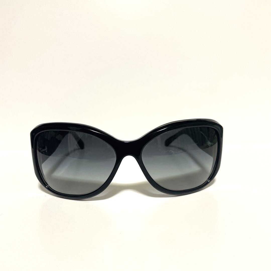 CHANEL 5226 Classic Black Sunglasses with Gold Accents