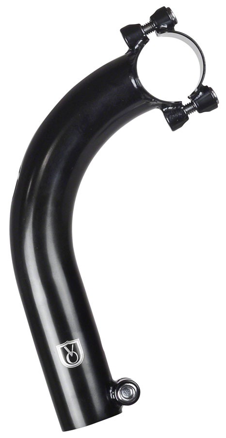 Зажим для стержня Velo Orange Cigne 31,8 мм Зажим для штанги 90 мм Подъем 145 мм Черный алюминий