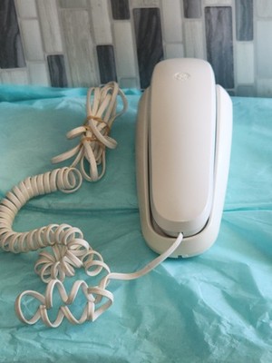VTG General Electric GE Slimline Easy Dial Buttons White Phone 29254GE1 White No